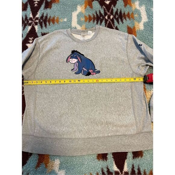 Eeyore Size 2XL Disney Store Winnie The Pooh Sweatshirt  Crewneck Vintage Y2K - Picture 3 of 6